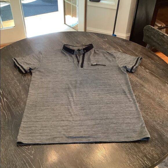Leif Nelson Gray & Black Polo Shirt XXL EUC - Picture 1 of 4